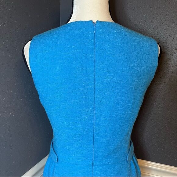 Lafayette 148 V Neck Knee Length Boucle/Tweed Dress - Picture 7 of 7